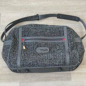 Oscar de la Renta Tweed Travel Bag